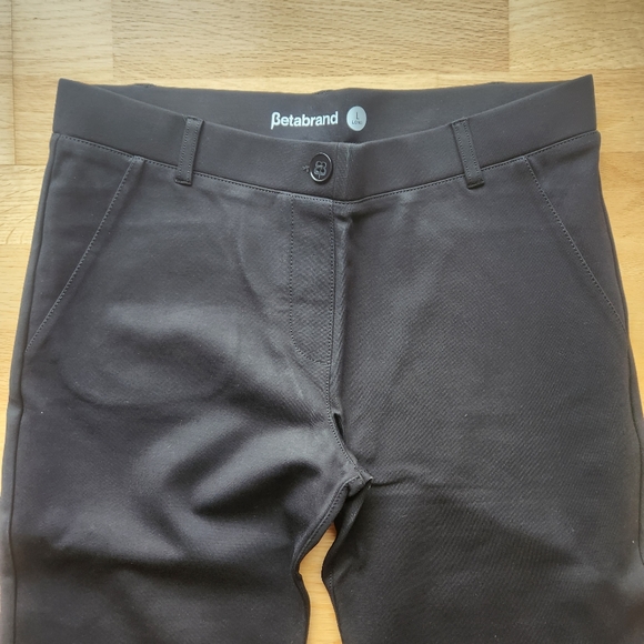 NWT BetaBrand Boot Cut Yoga Black Dress Pant - Picture 3 of 11